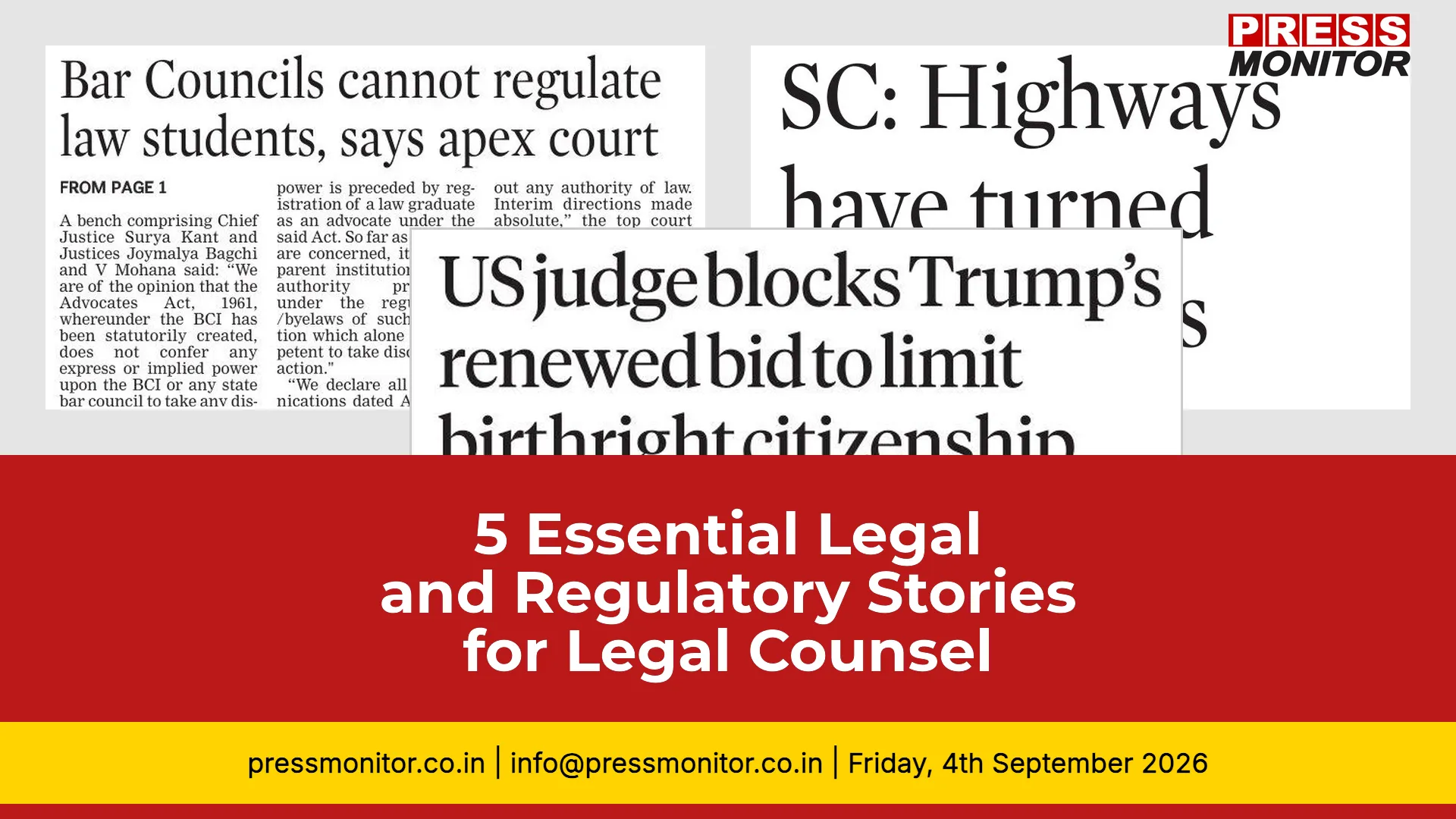 5 Essential Legal and Regulatory Stories for Legal Counsel