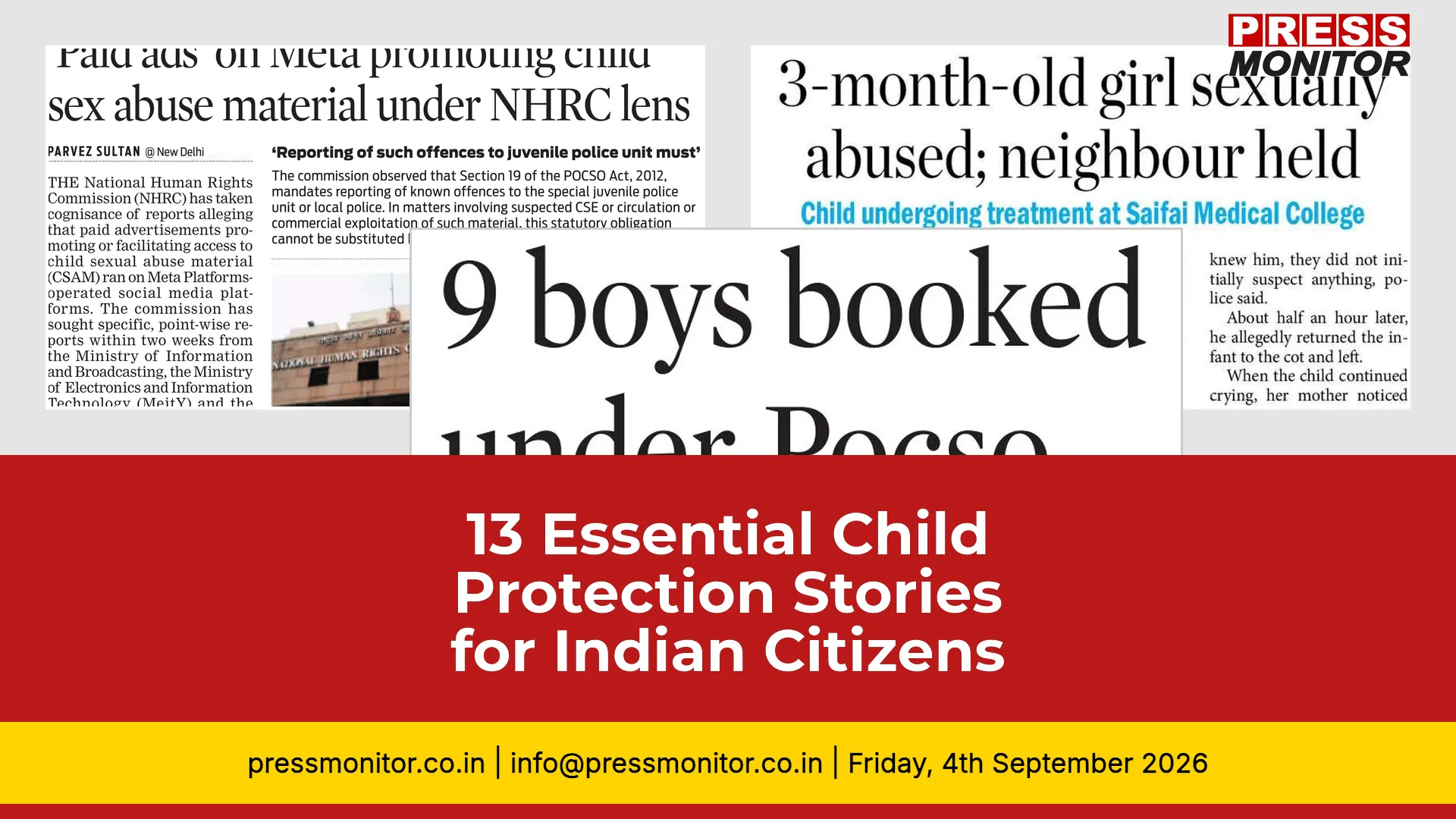 13 Essential Child Protection Stories for Indian Citizens