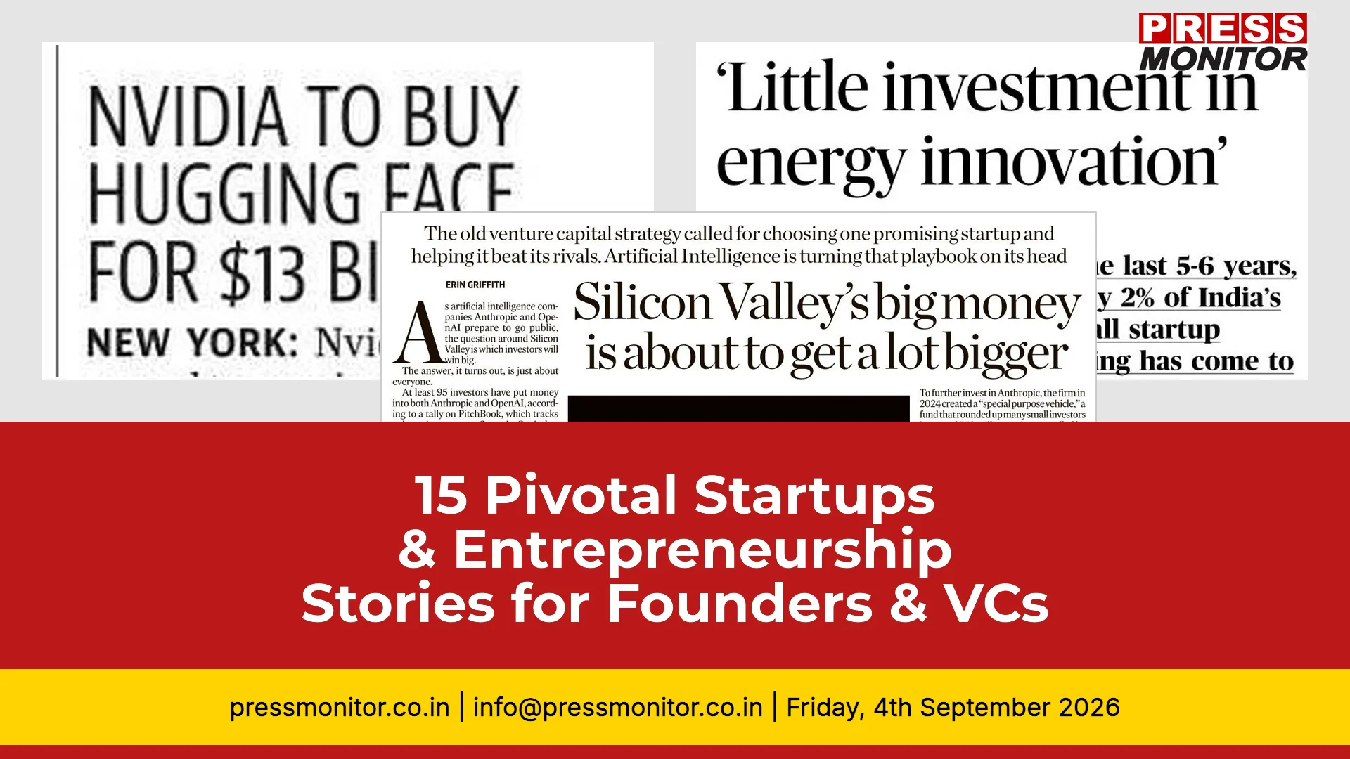15 Pivotal Startups & Entrepreneurship Stories for Founders & VCs