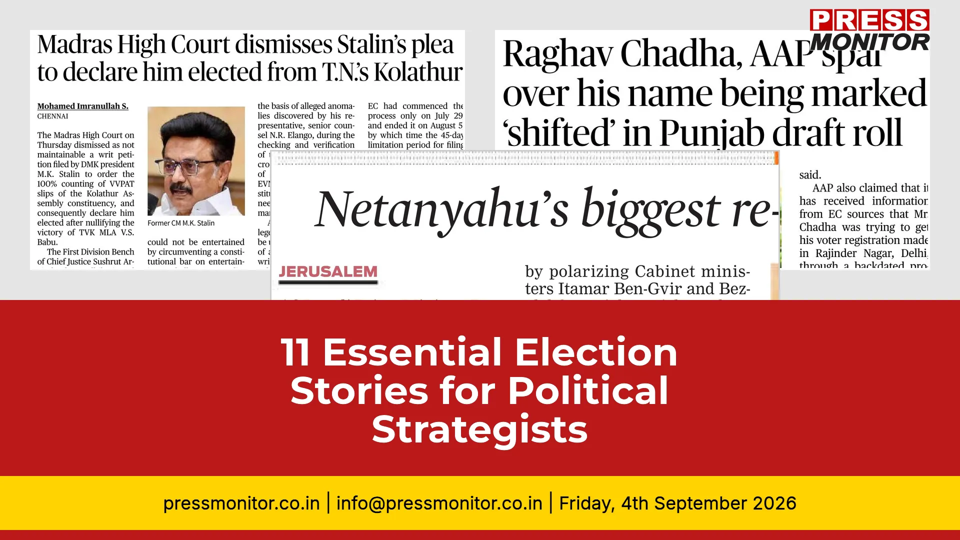 11 Essential Election Stories for Political Strategists