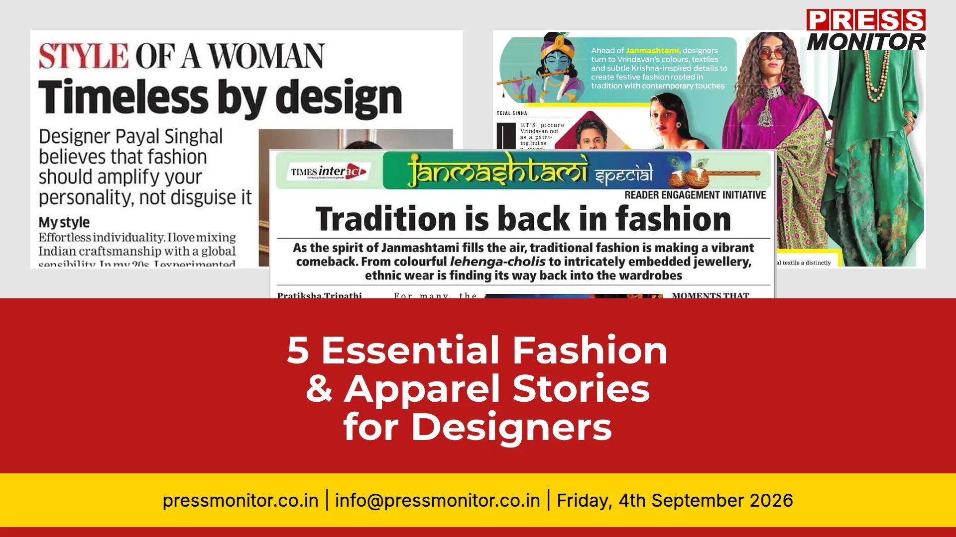 5 Essential Fashion & Apparel Stories for Designers