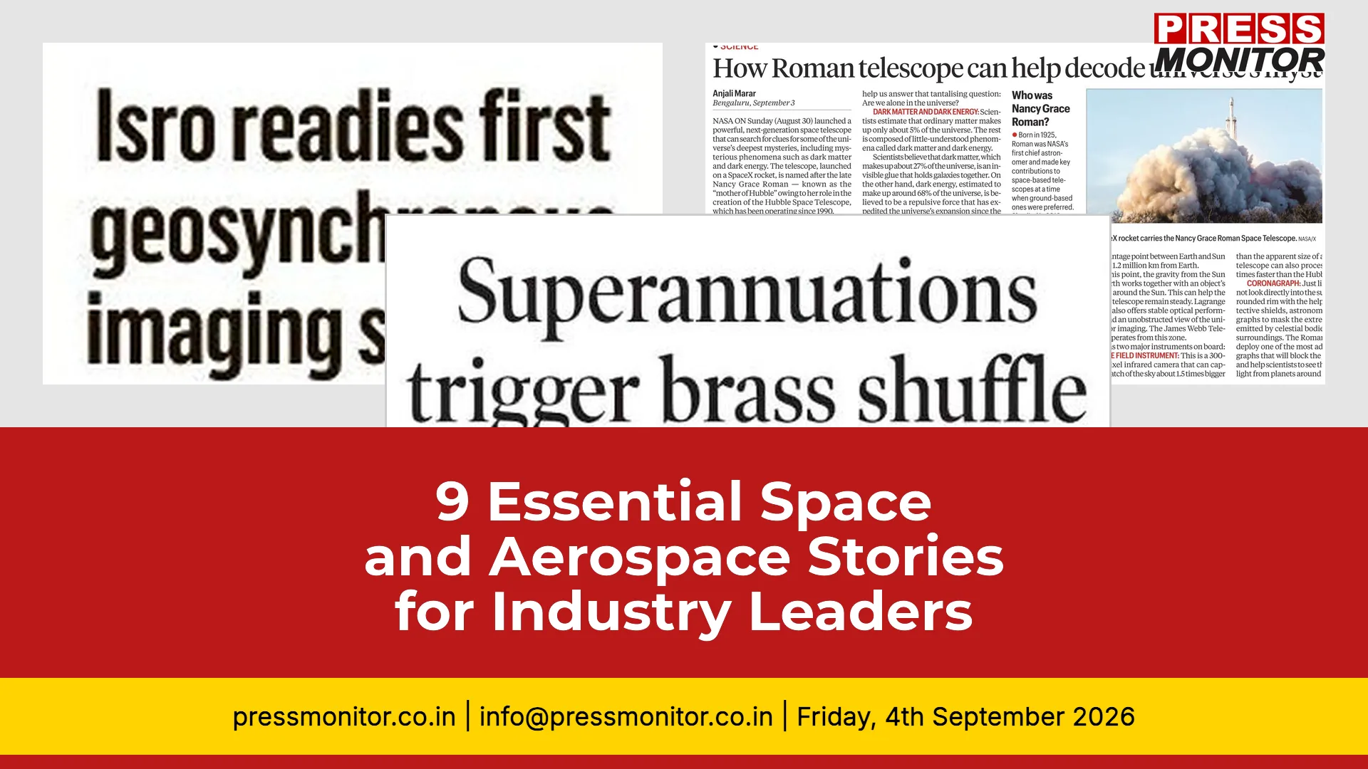 9 Essential Space and Aerospace Stories for Industry Leaders