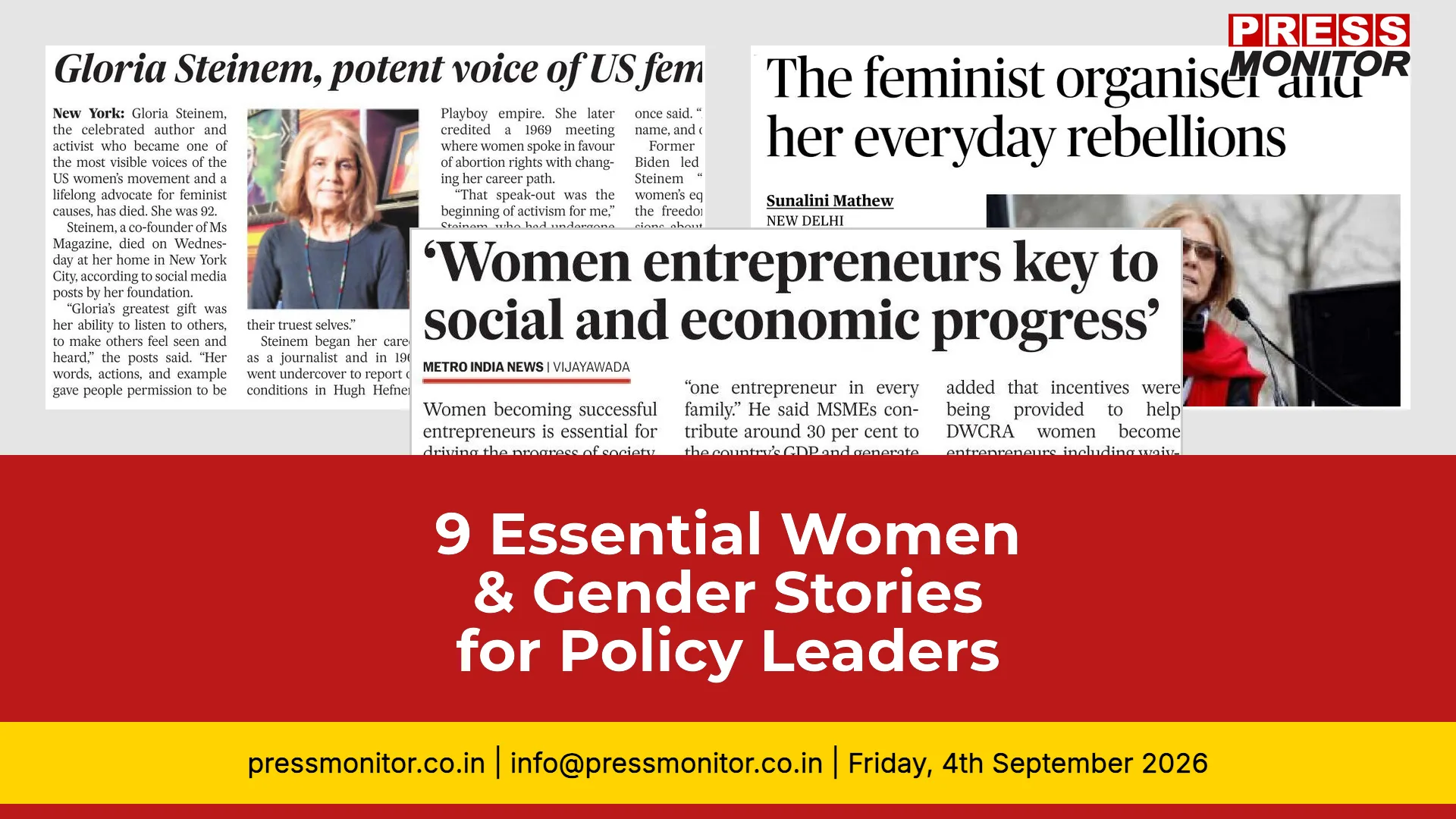 9 Essential Women & Gender Stories for Policy Leaders