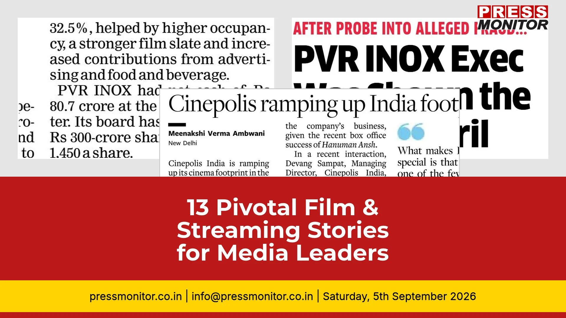 13 Pivotal Film & Streaming Stories for Media Leaders