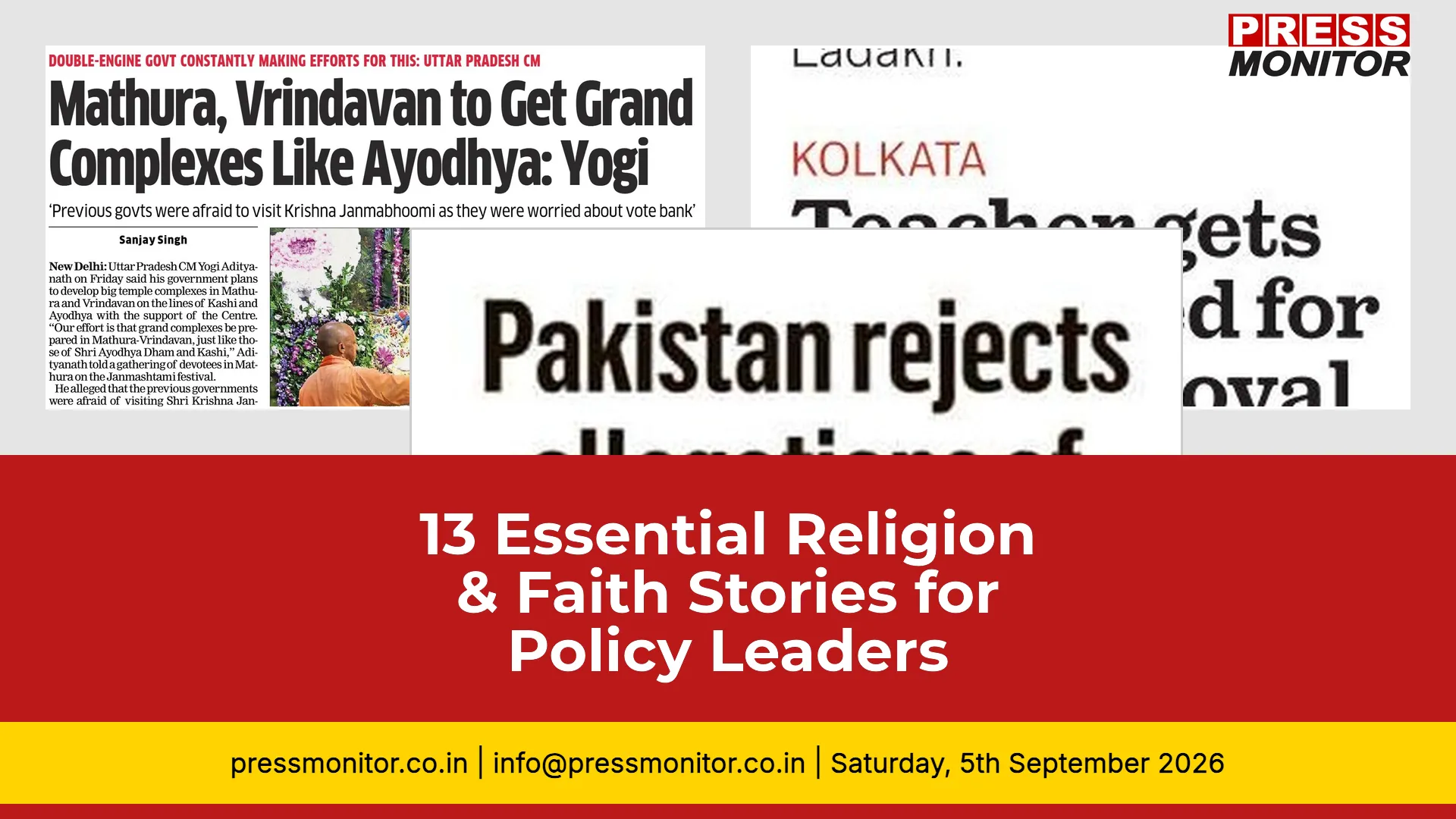 13 Essential Religion & Faith Stories for Policy Leaders