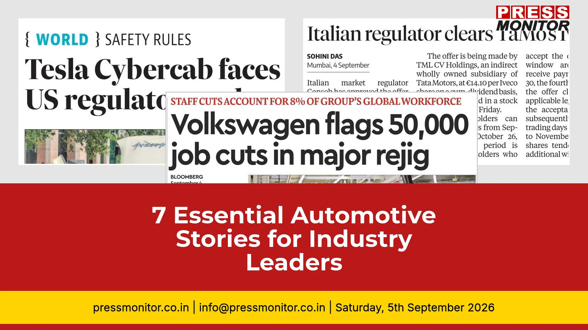 7 Essential Automotive Stories for Industry Leaders