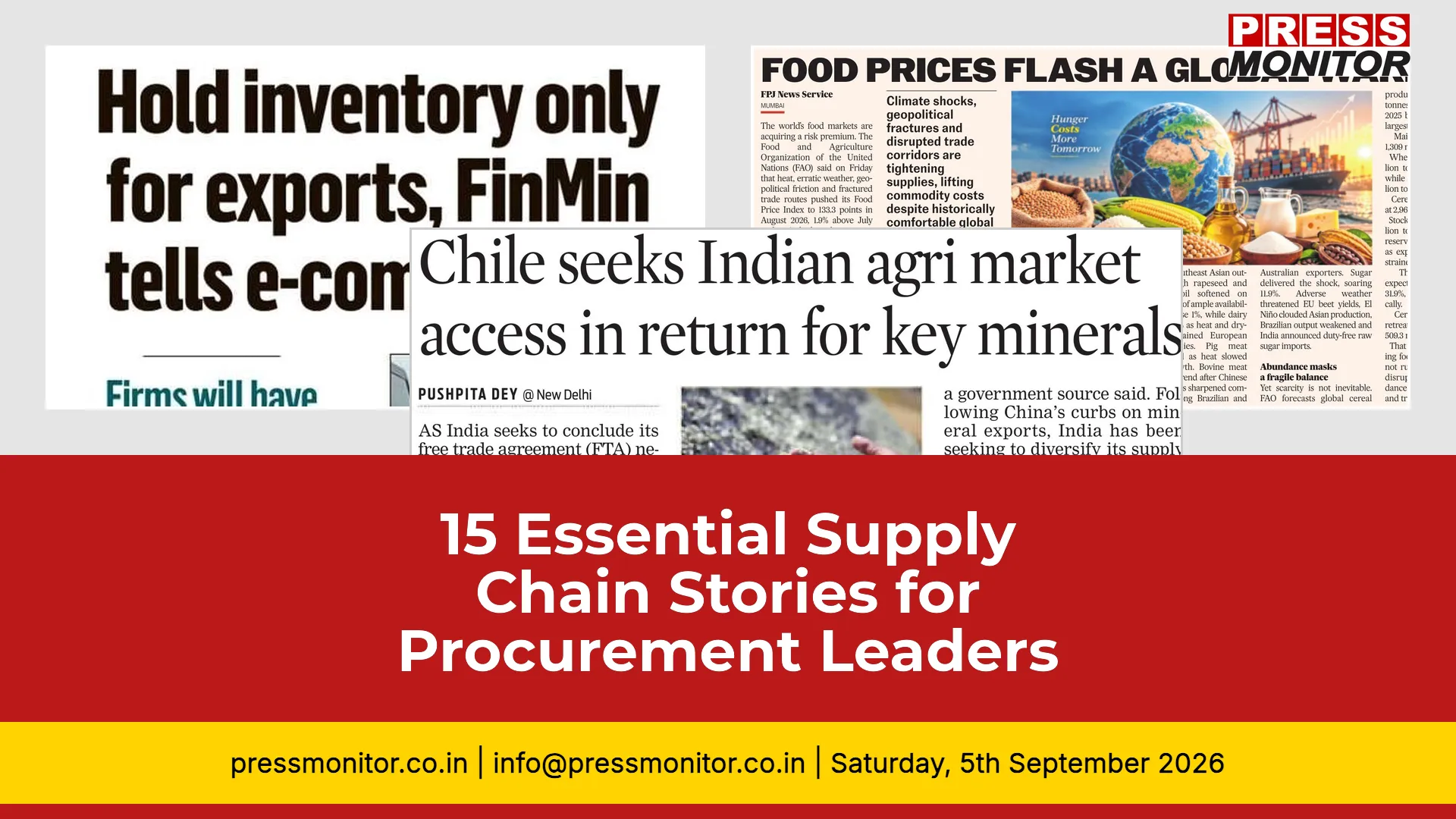 15 Essential Supply Chain Stories for Procurement Leaders
