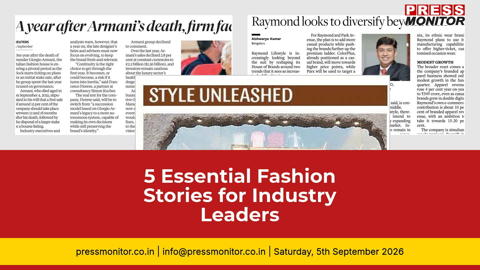 5 Essential Fashion Stories for Industry Leaders