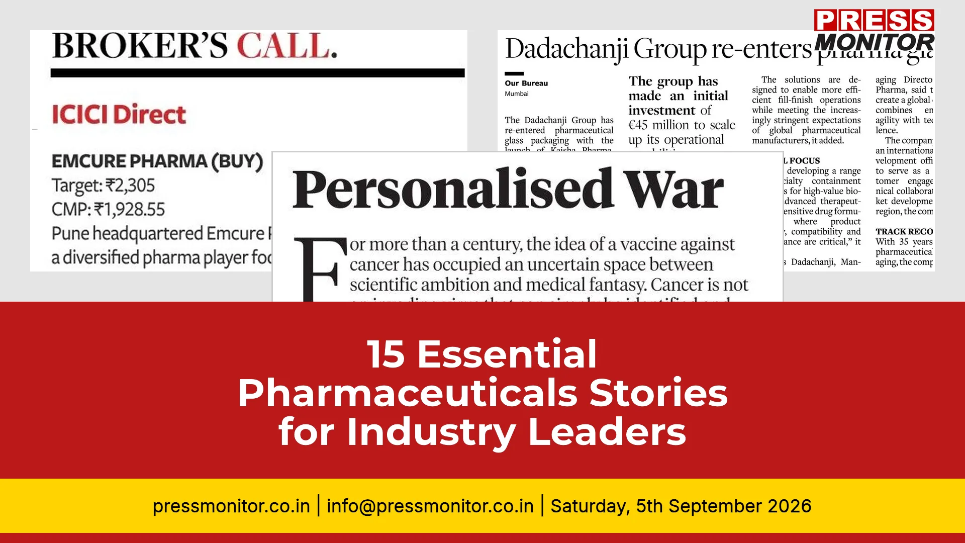 15 Essential Pharmaceuticals Stories for Industry Leaders