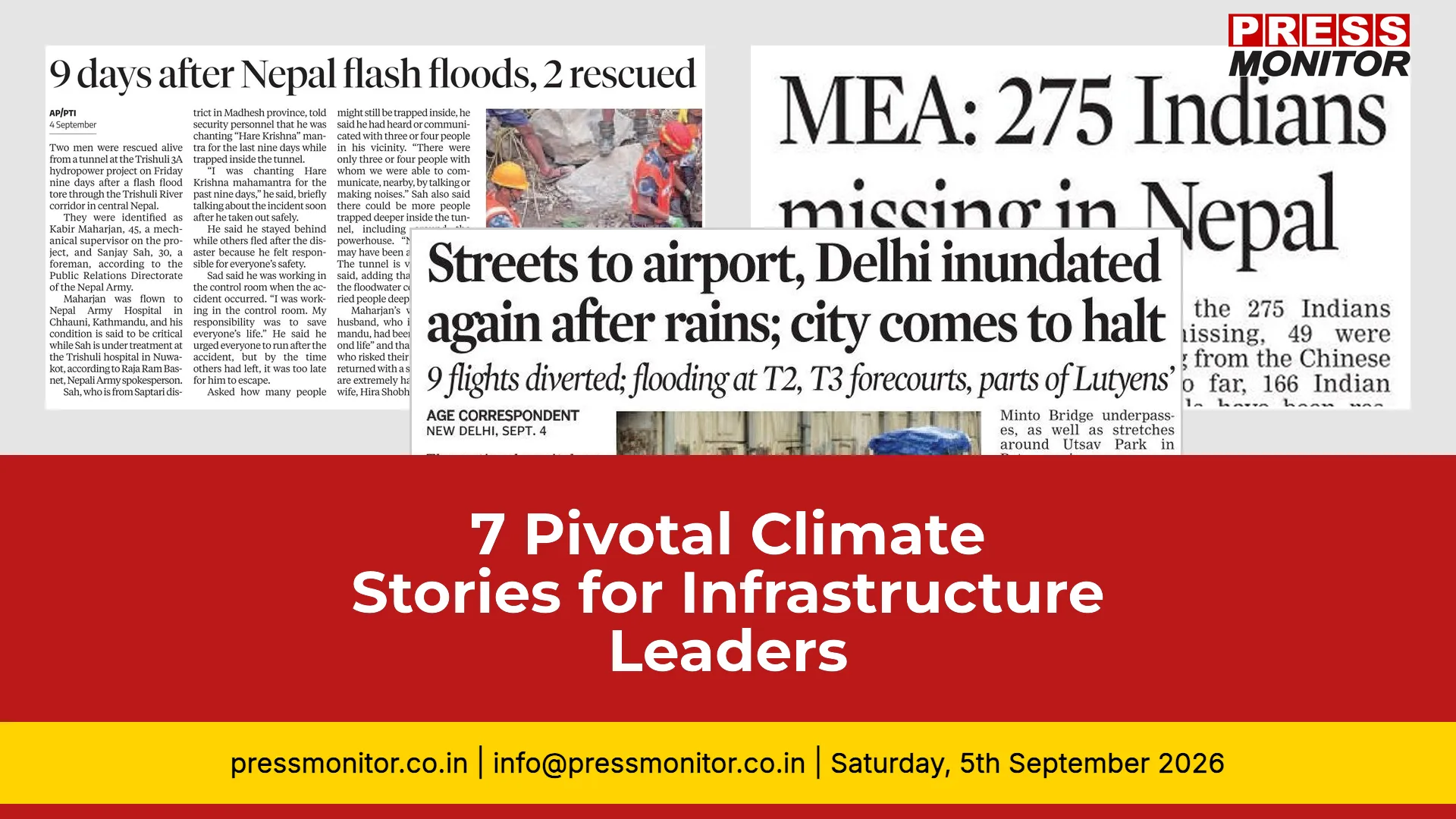 7 Pivotal Climate Stories for Infrastructure Leaders
