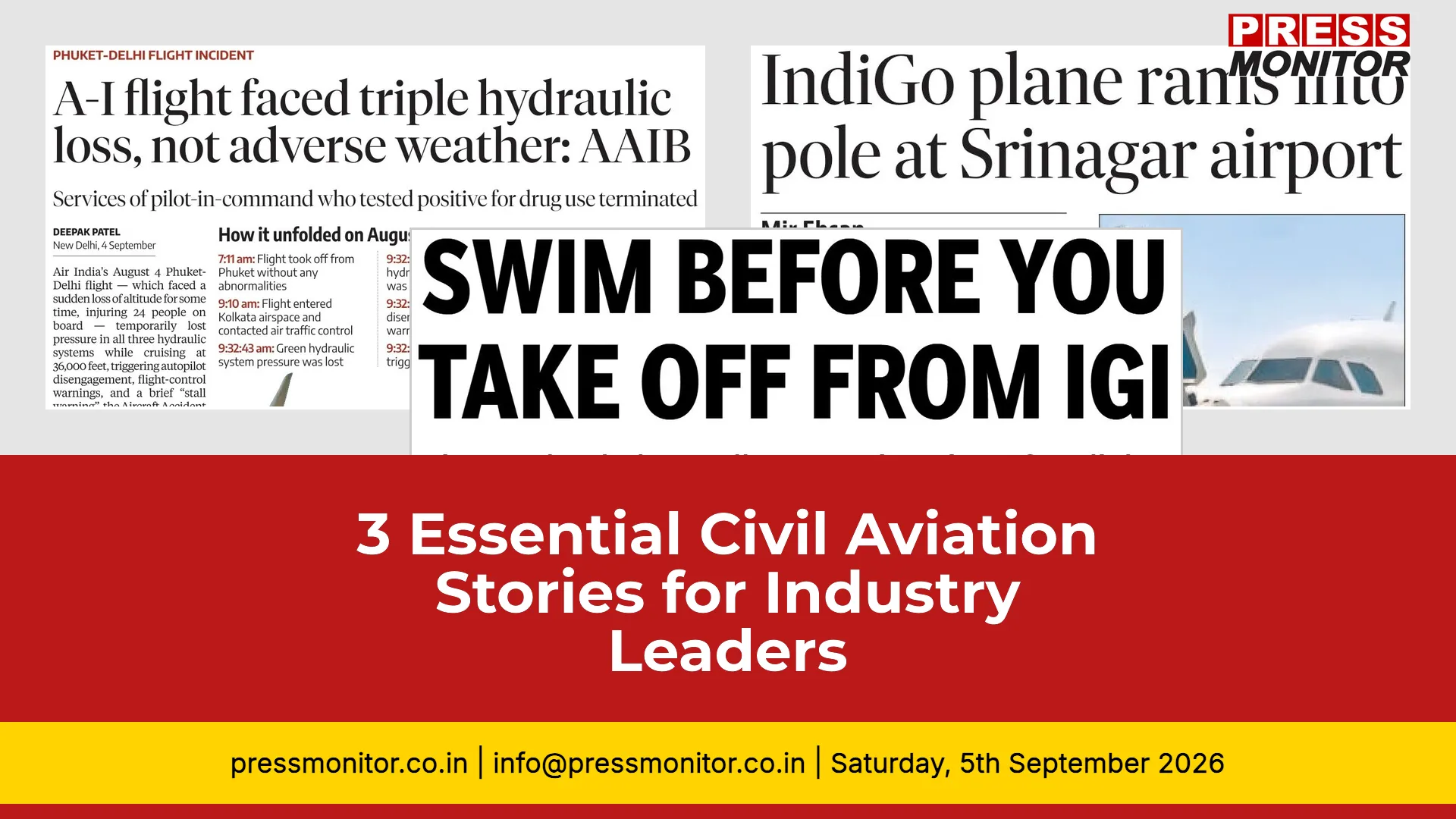 3 Essential Civil Aviation Stories for Industry Leaders