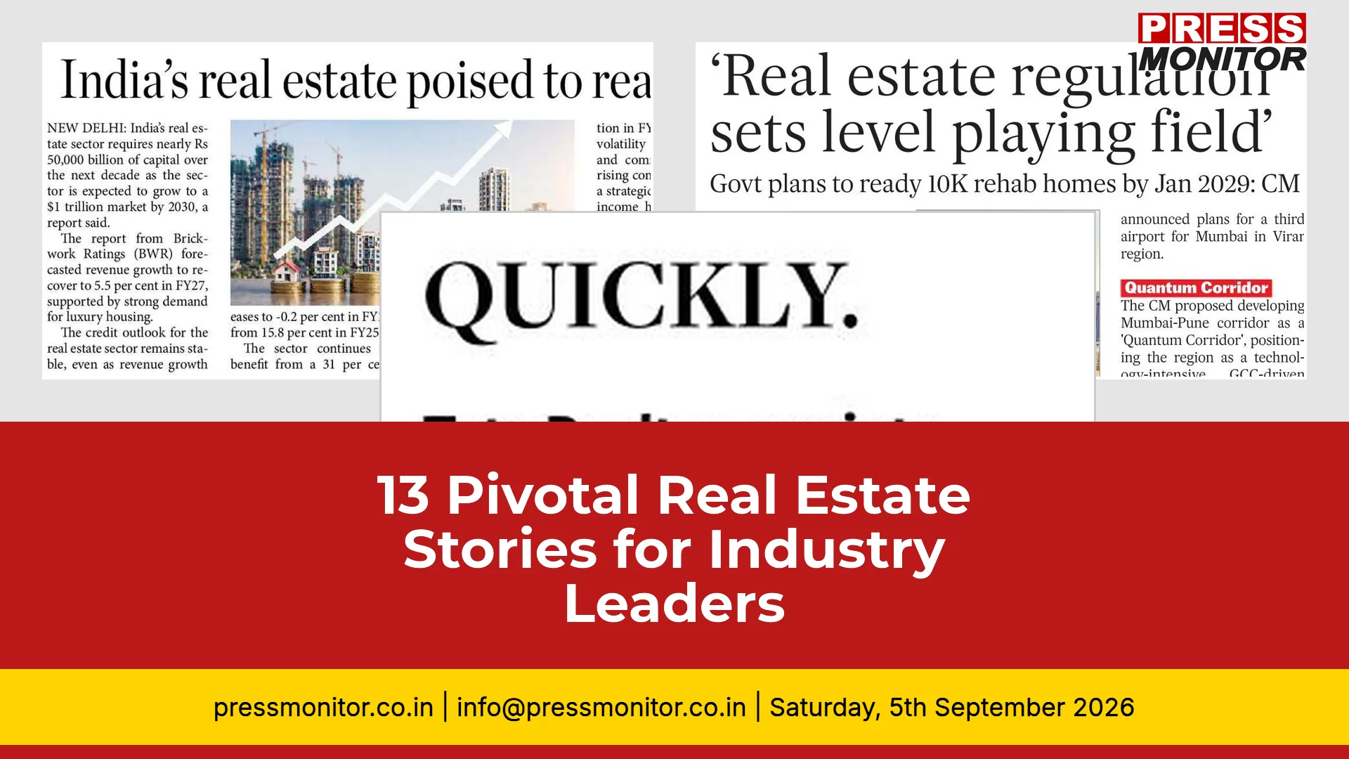 13 Pivotal Real Estate Stories for Industry Leaders