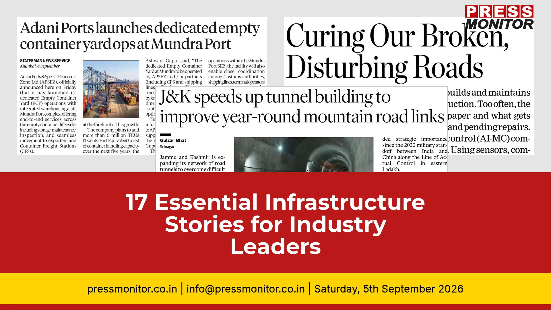 17 Essential Infrastructure Stories for Industry Leaders