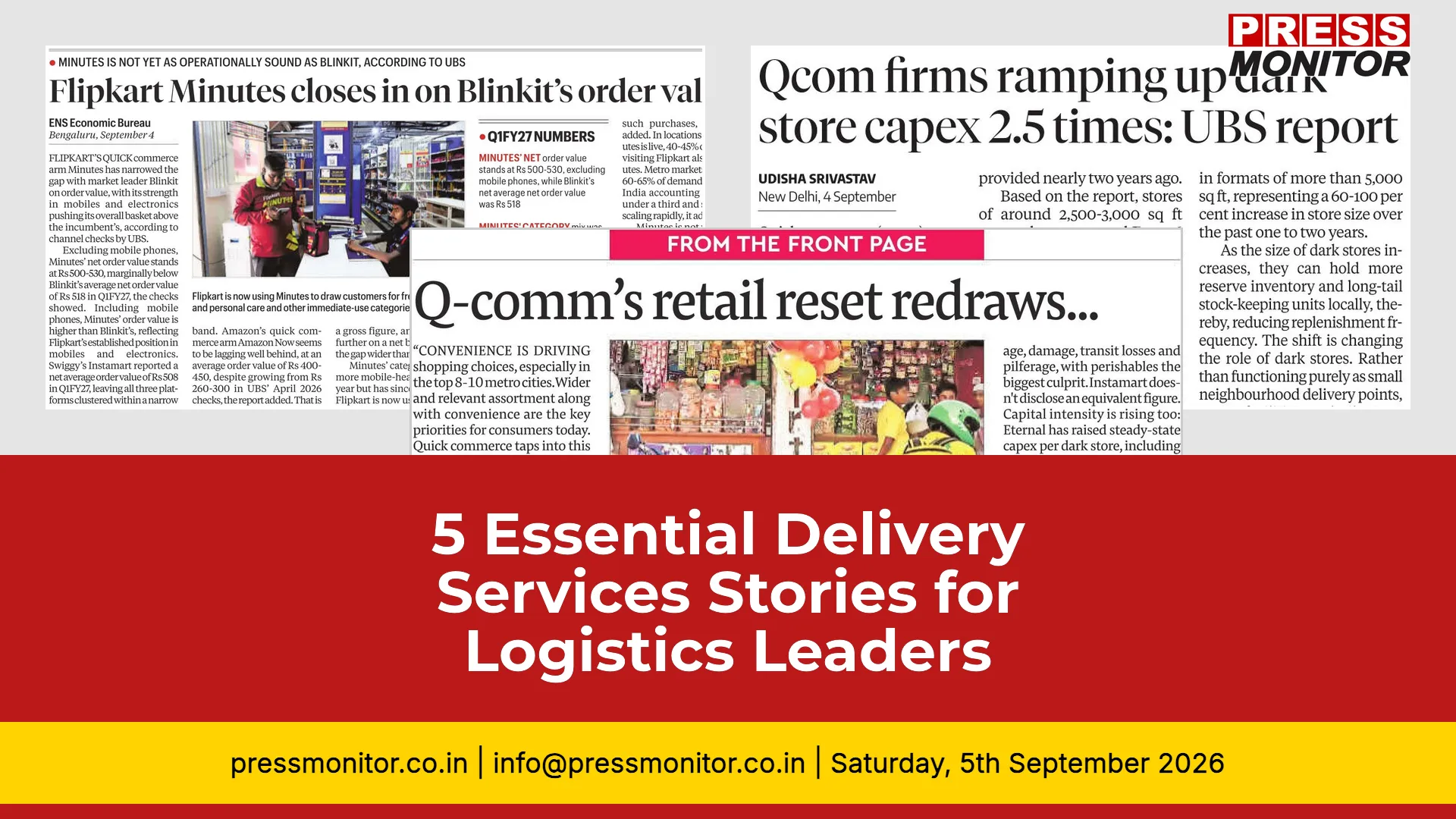 5 Essential Delivery Services Stories for Logistics Leaders