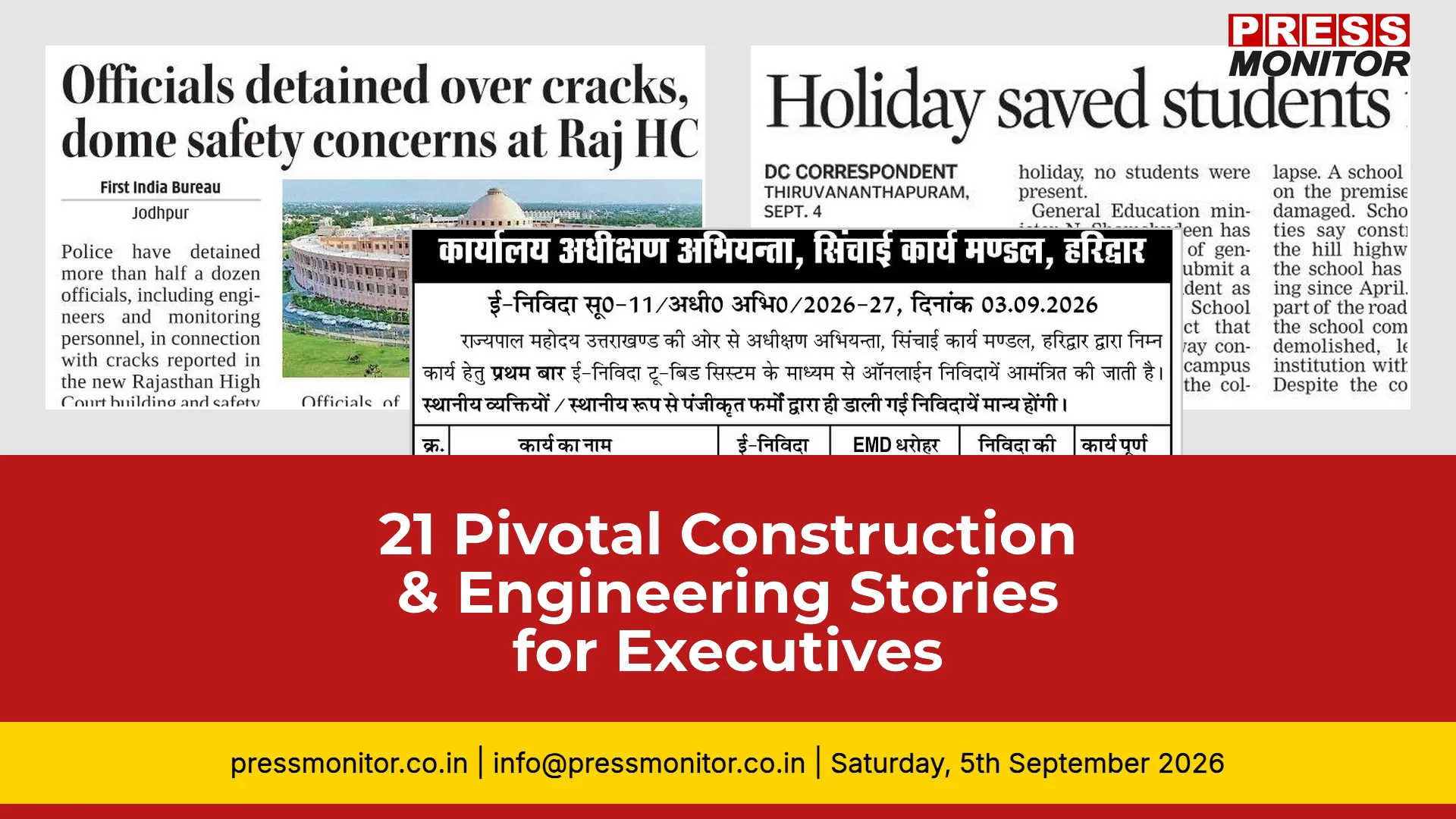 21 Pivotal Construction & Engineering Stories for Executives