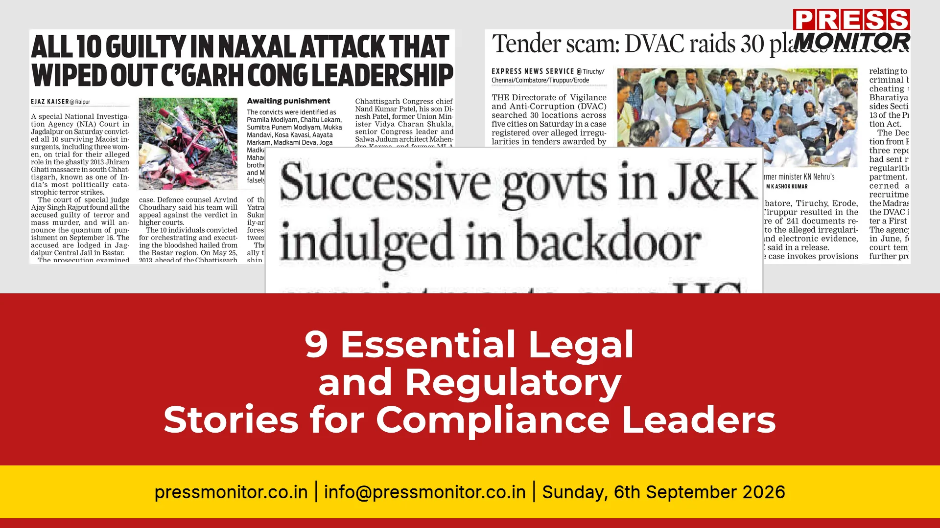 9 Essential Legal and Regulatory Stories for Compliance Leaders