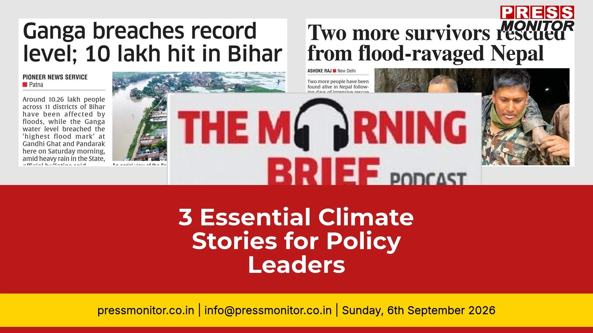 3 Essential Climate Stories for Policy Leaders