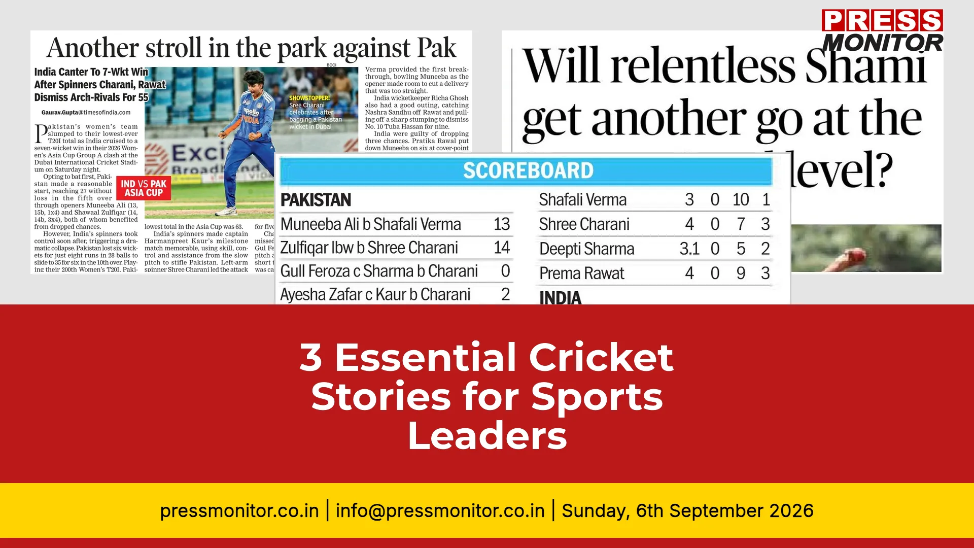 3 Essential Cricket Stories for Sports Leaders