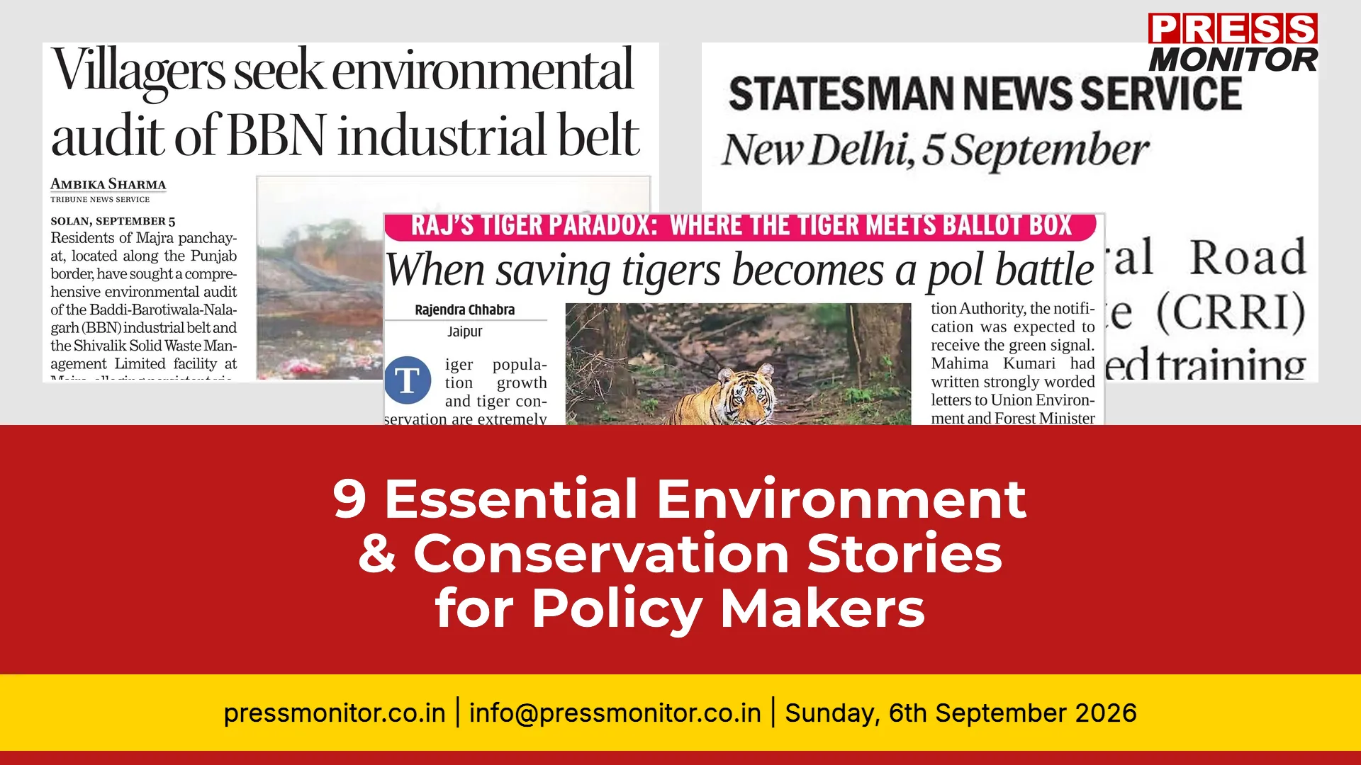9 Essential Environment & Conservation Stories for Policy Makers
