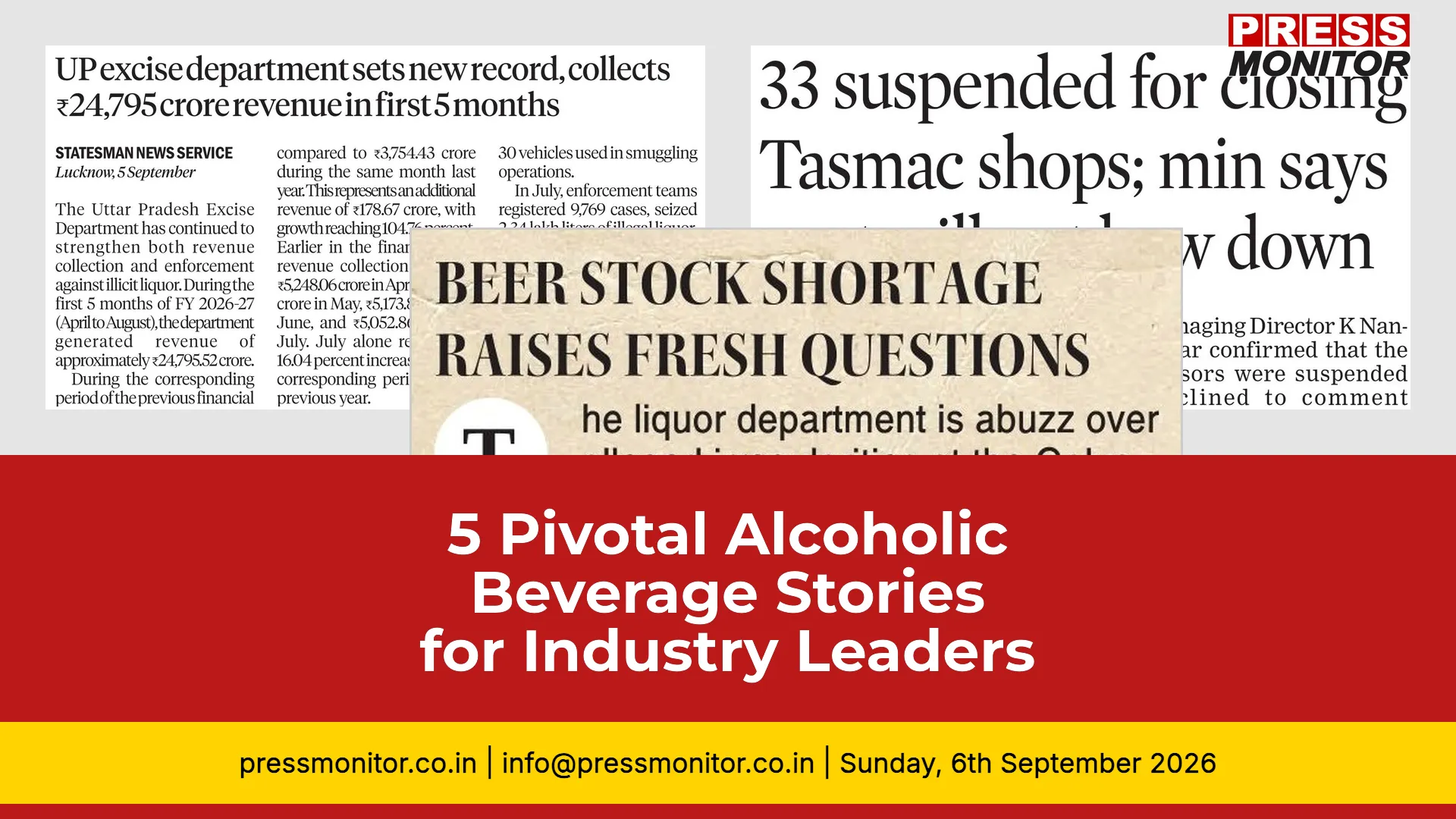 5 Pivotal Alcoholic Beverage Stories for Industry Leaders
