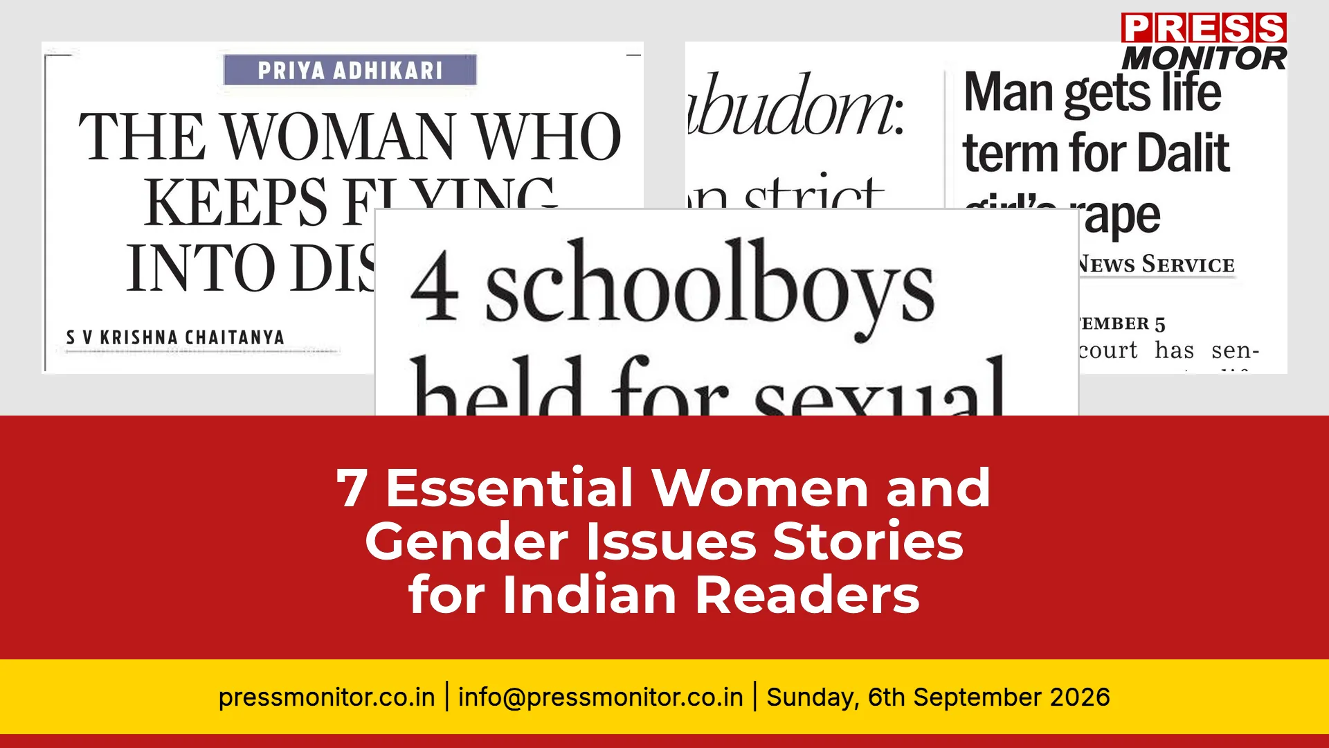 7 Essential Women and Gender Issues Stories for Indian Readers