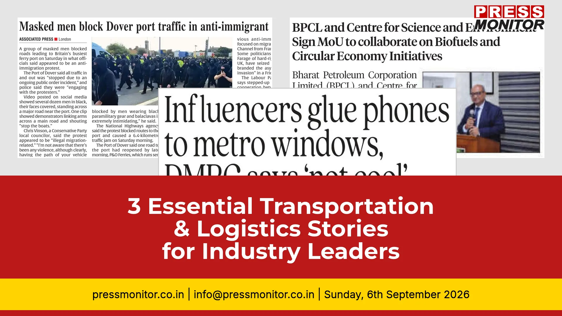 3 Essential Transportation & Logistics Stories for Industry Leaders