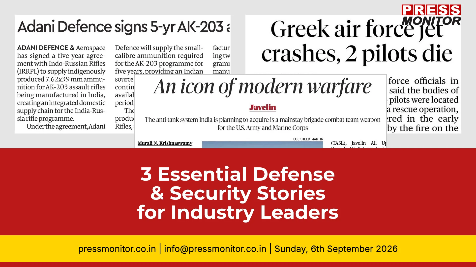 3 Essential Defense & Security Stories for Industry Leaders