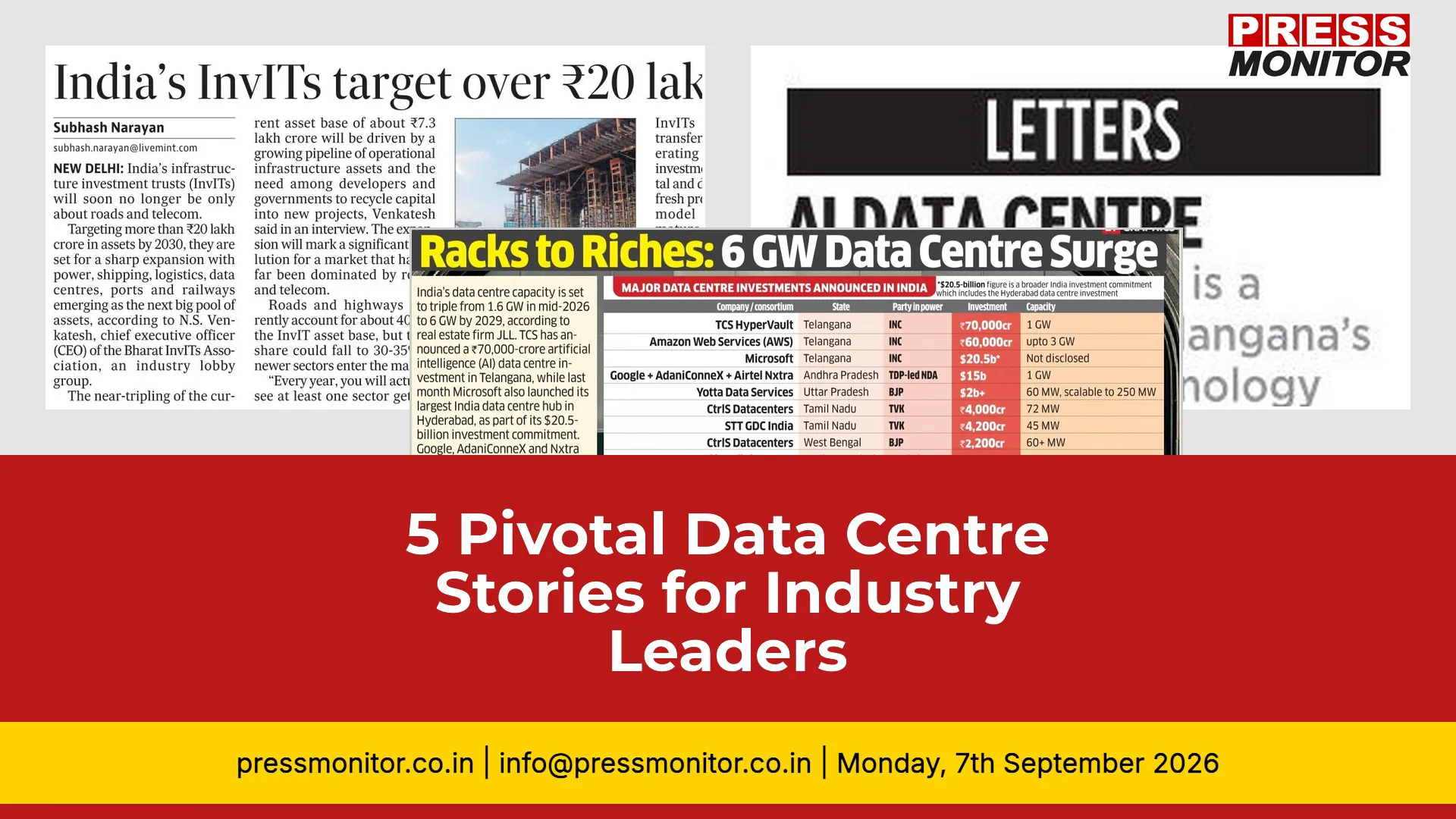 5 Pivotal Data Centre Stories for Industry Leaders