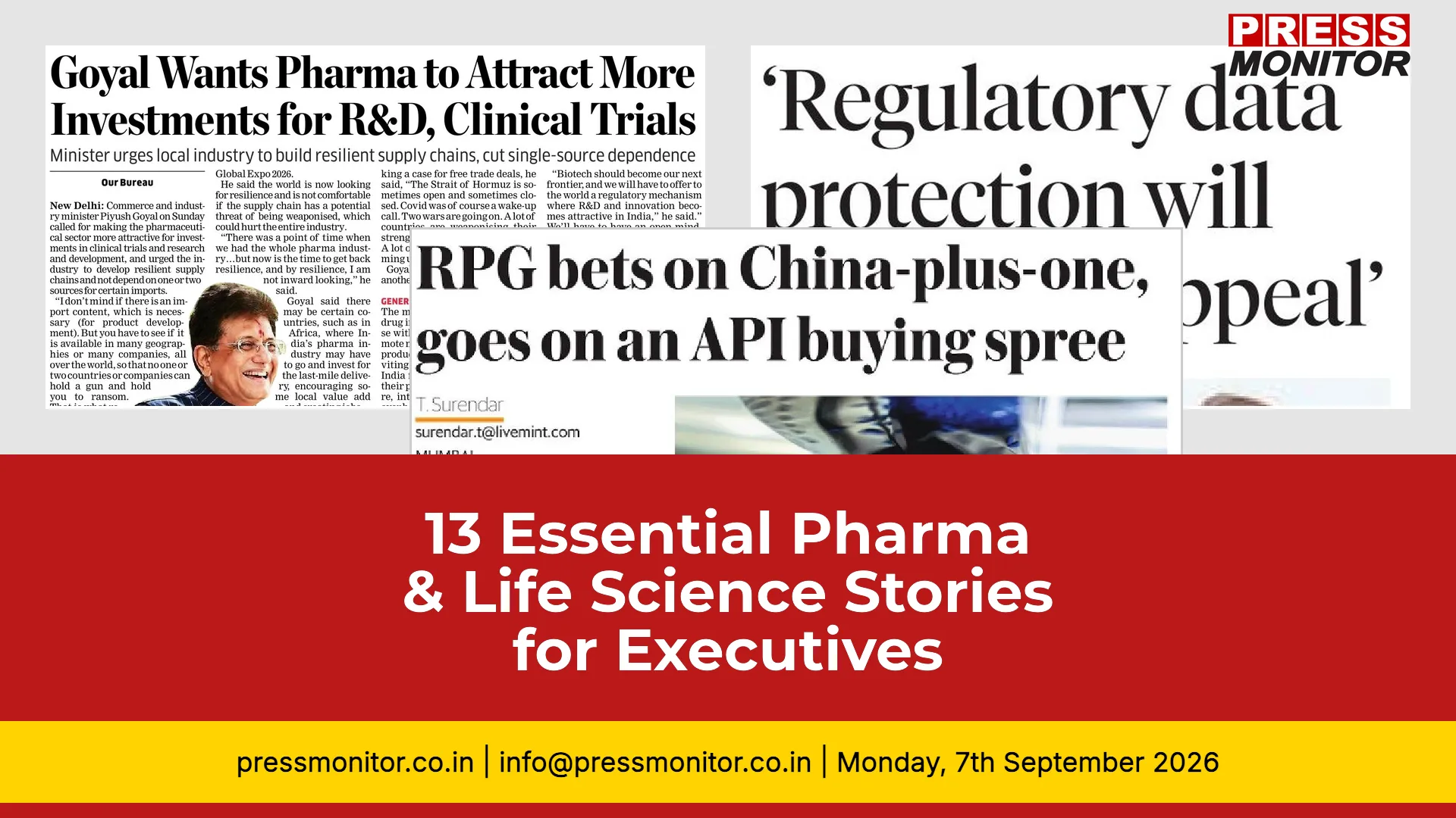 13 Essential Pharma & Life Science Stories for Executives