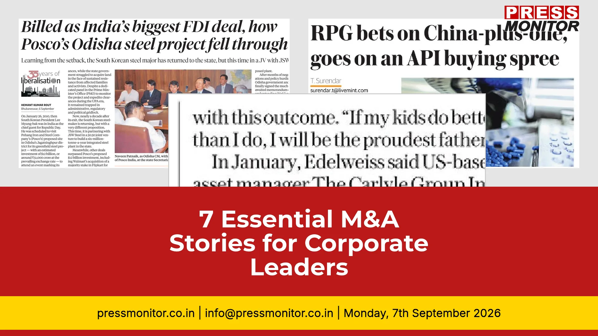 7 Essential M&A Stories for Corporate Leaders
