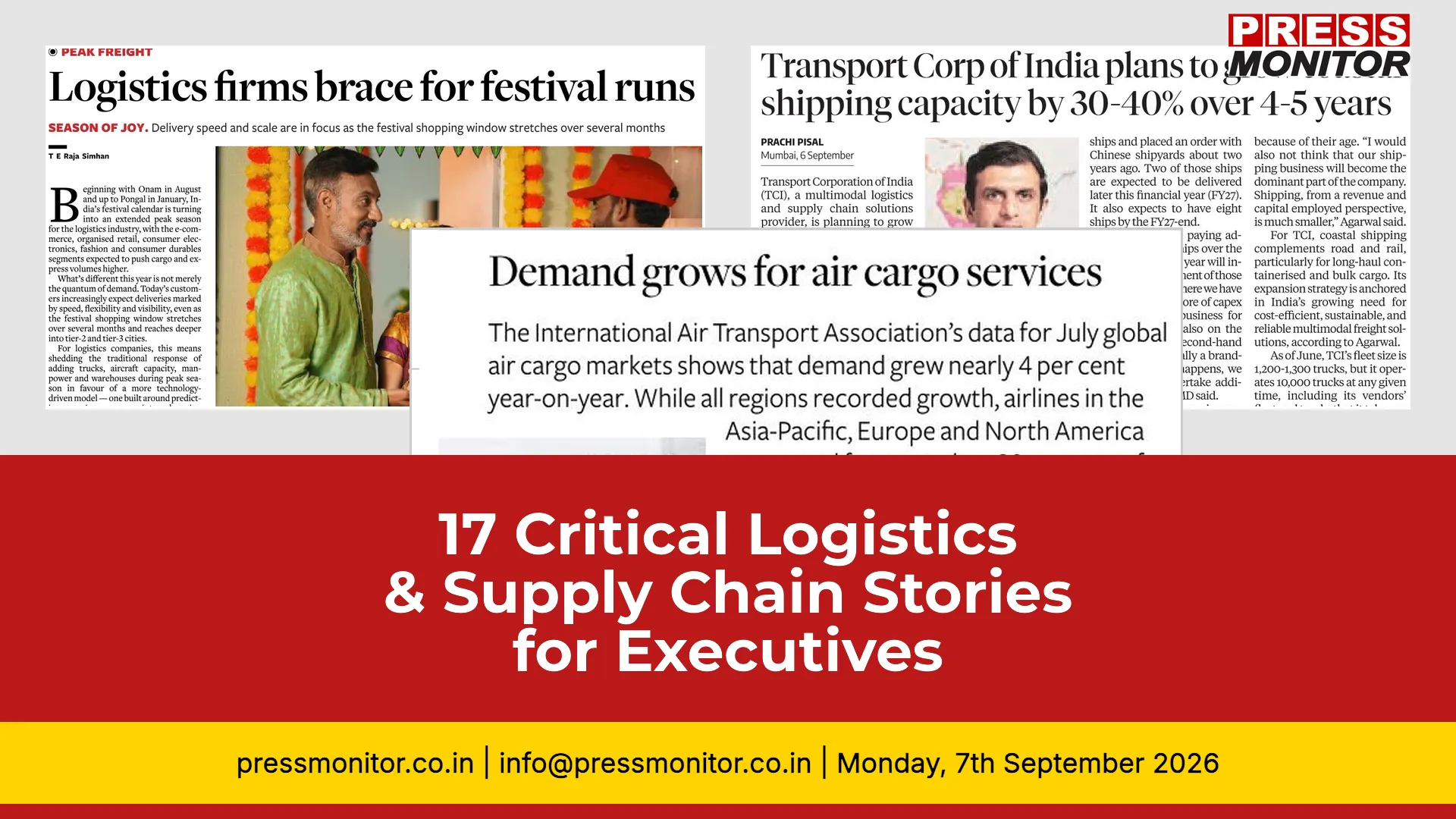 17 Critical Logistics & Supply Chain Stories for Executives