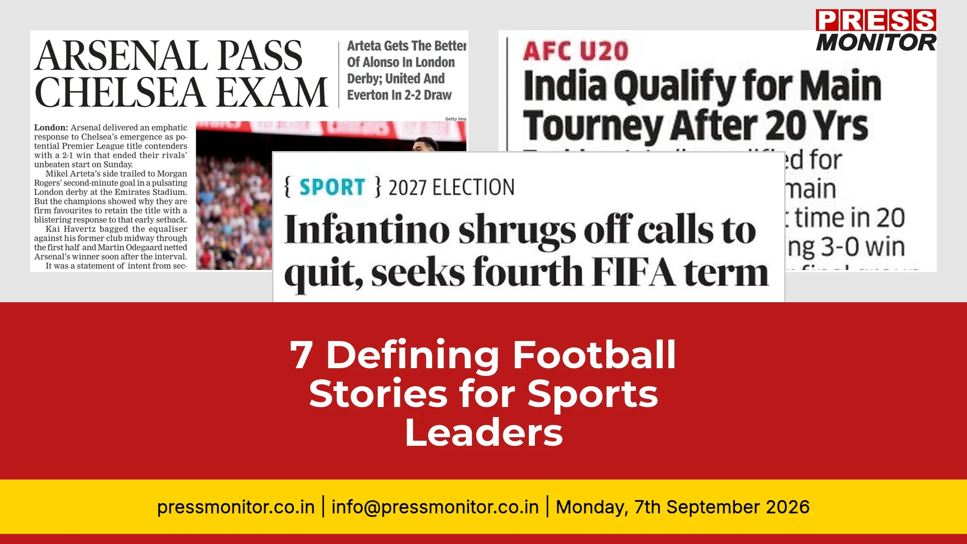 7 Defining Football Stories for Sports Leaders