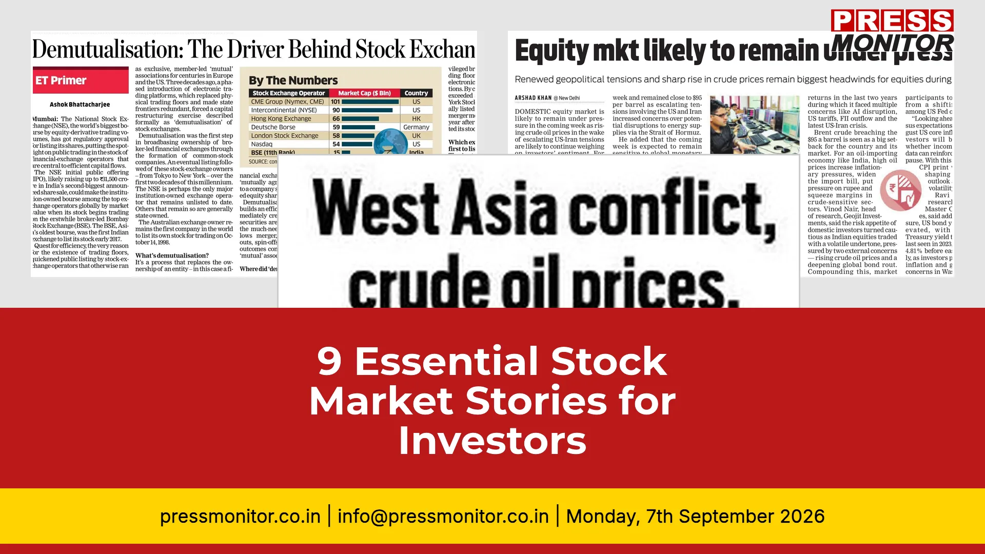 9 Essential Stock Market Stories for Investors