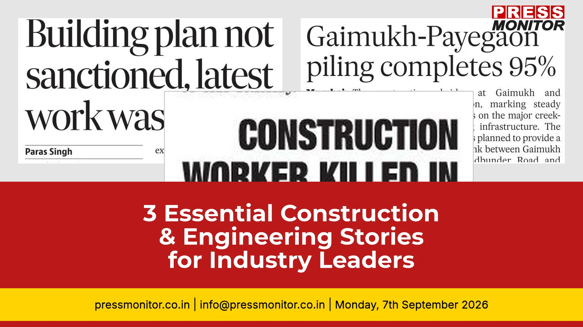 3 Essential Construction & Engineering Stories for Industry Leaders