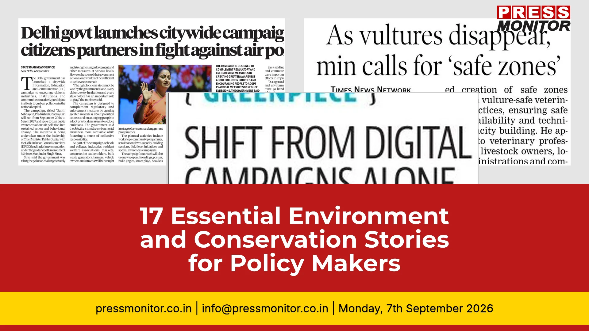 17 Essential Environment and Conservation Stories for Policy Makers