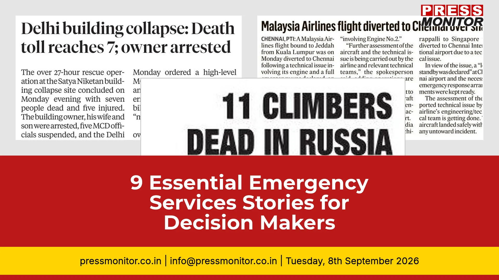 9 Essential Emergency Services Stories for Decision Makers