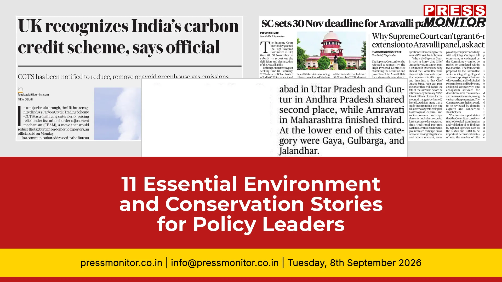 11 Essential Environment and Conservation Stories for Policy Leaders