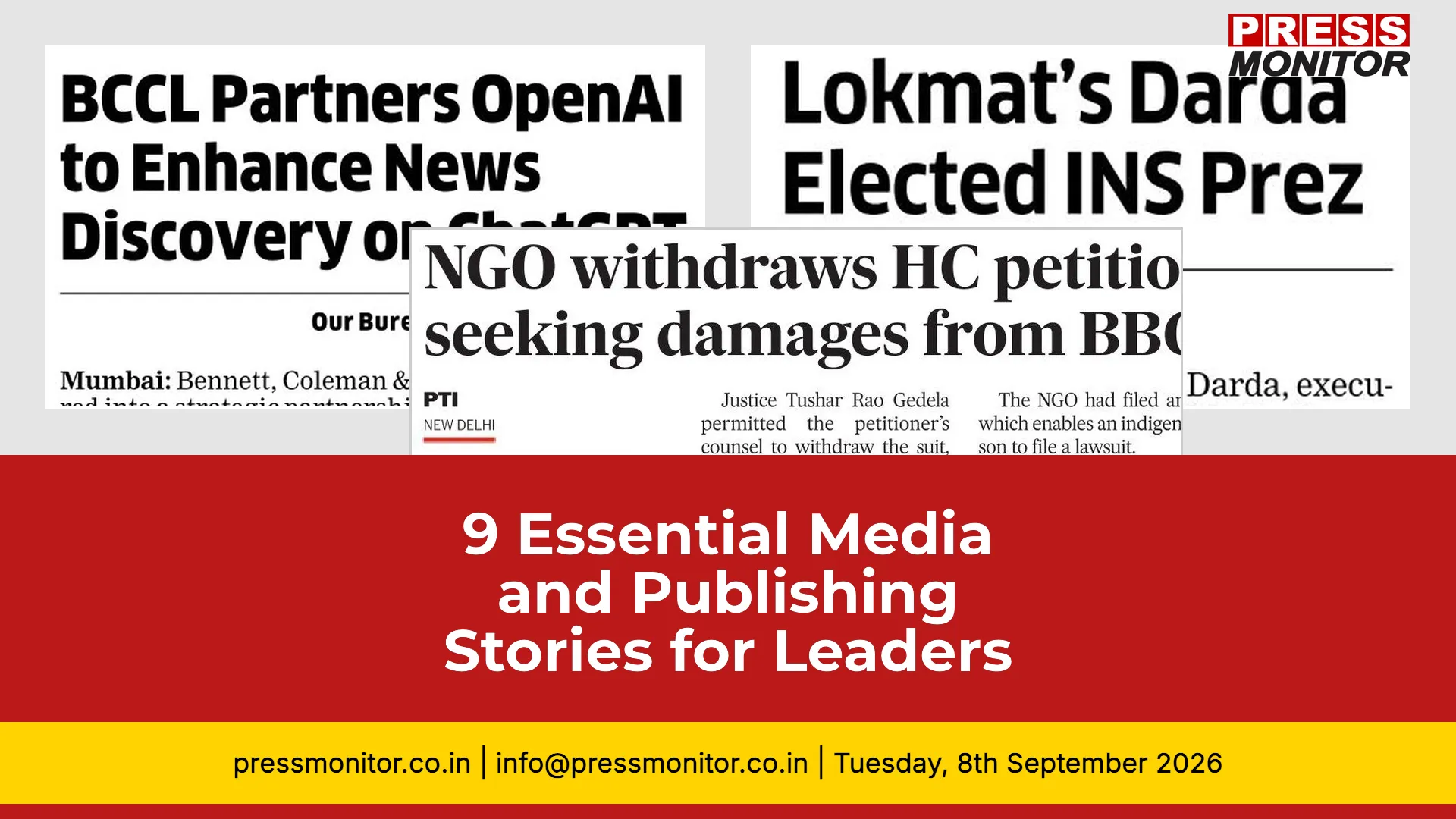 9 Essential Media and Publishing Stories for Industry Leaders