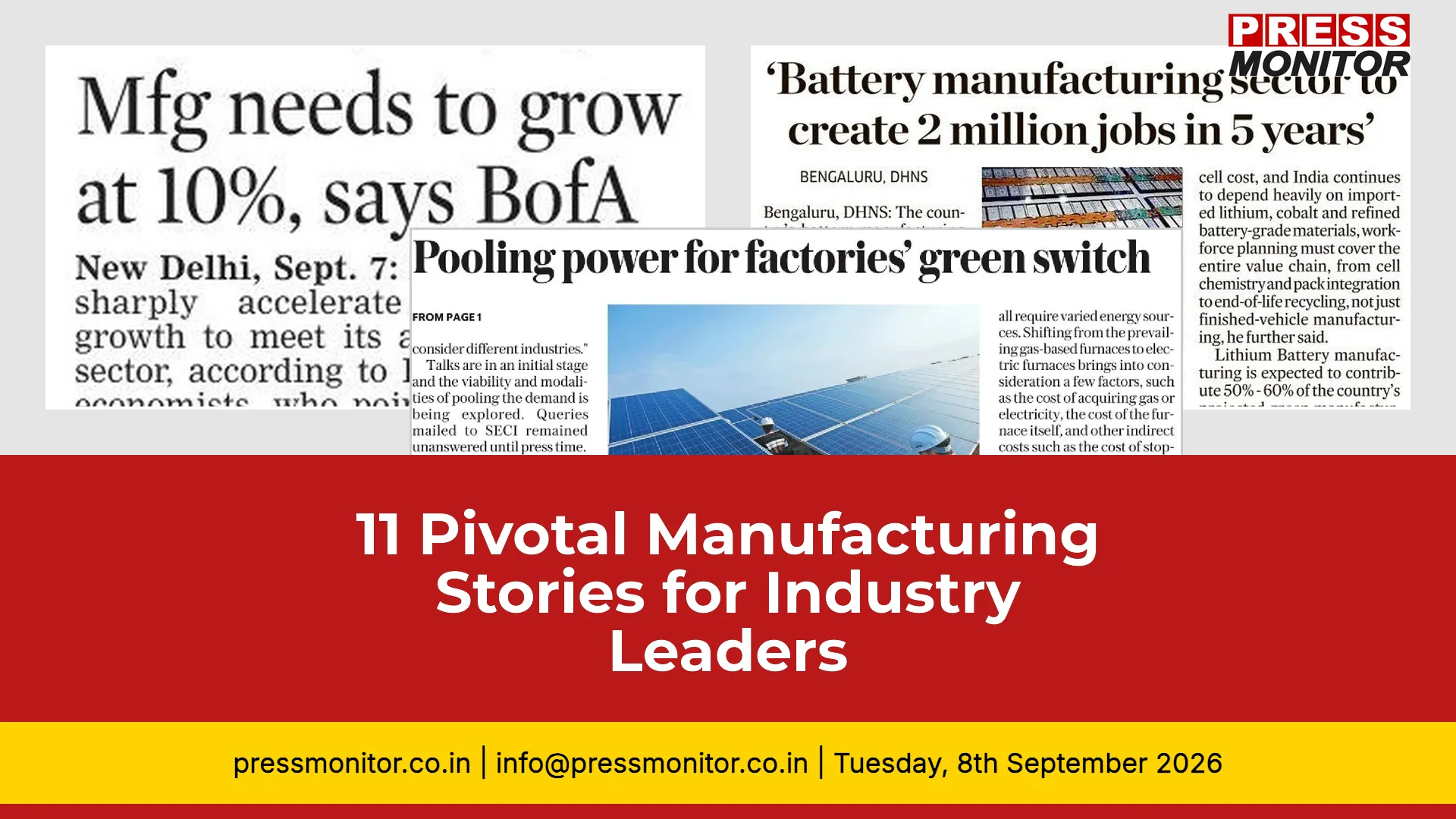 11 Pivotal Manufacturing Stories for Industry Leaders