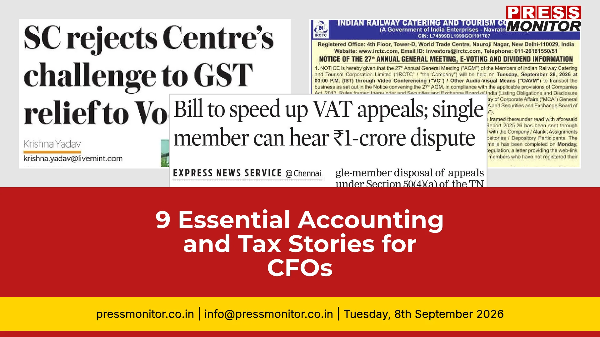 9 Essential Accounting and Tax Stories for CFOs