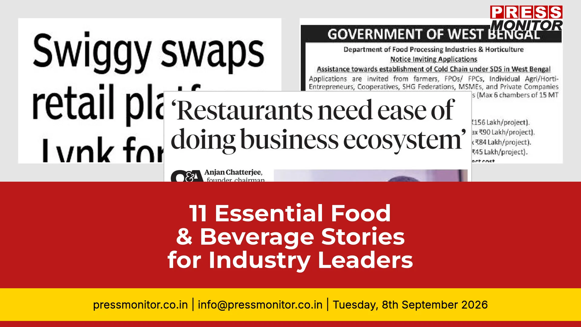 11 Essential Food & Beverage Stories for Industry Leaders