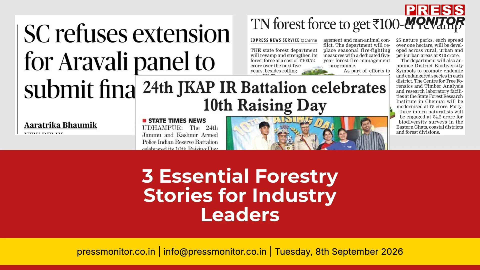 3 Essential Forestry Stories for Industry Leaders