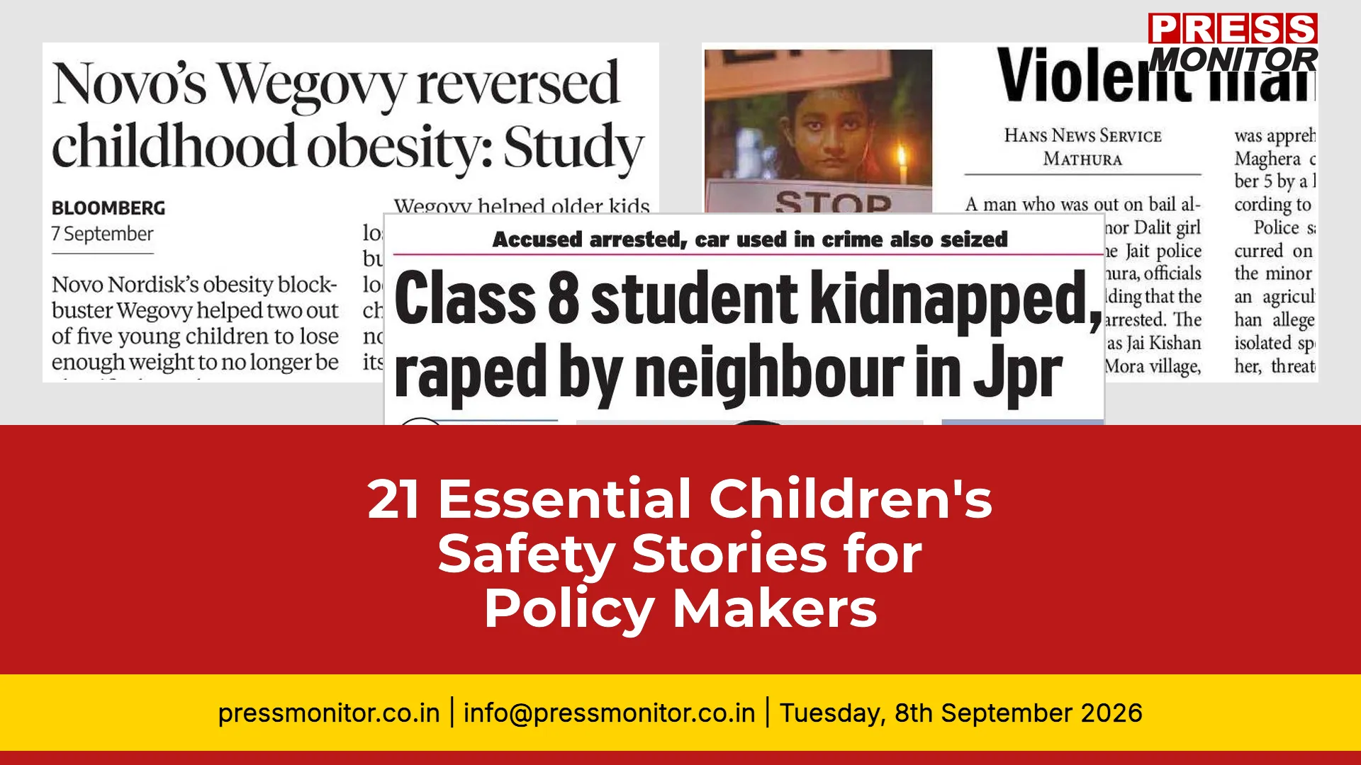 21 Essential Children's Safety Stories for Policy Makers