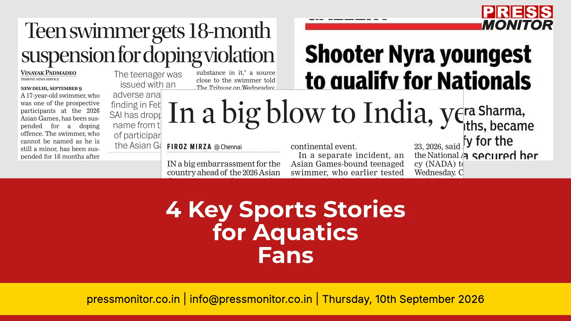 4 Key Sports Stories for Aquatics Fans