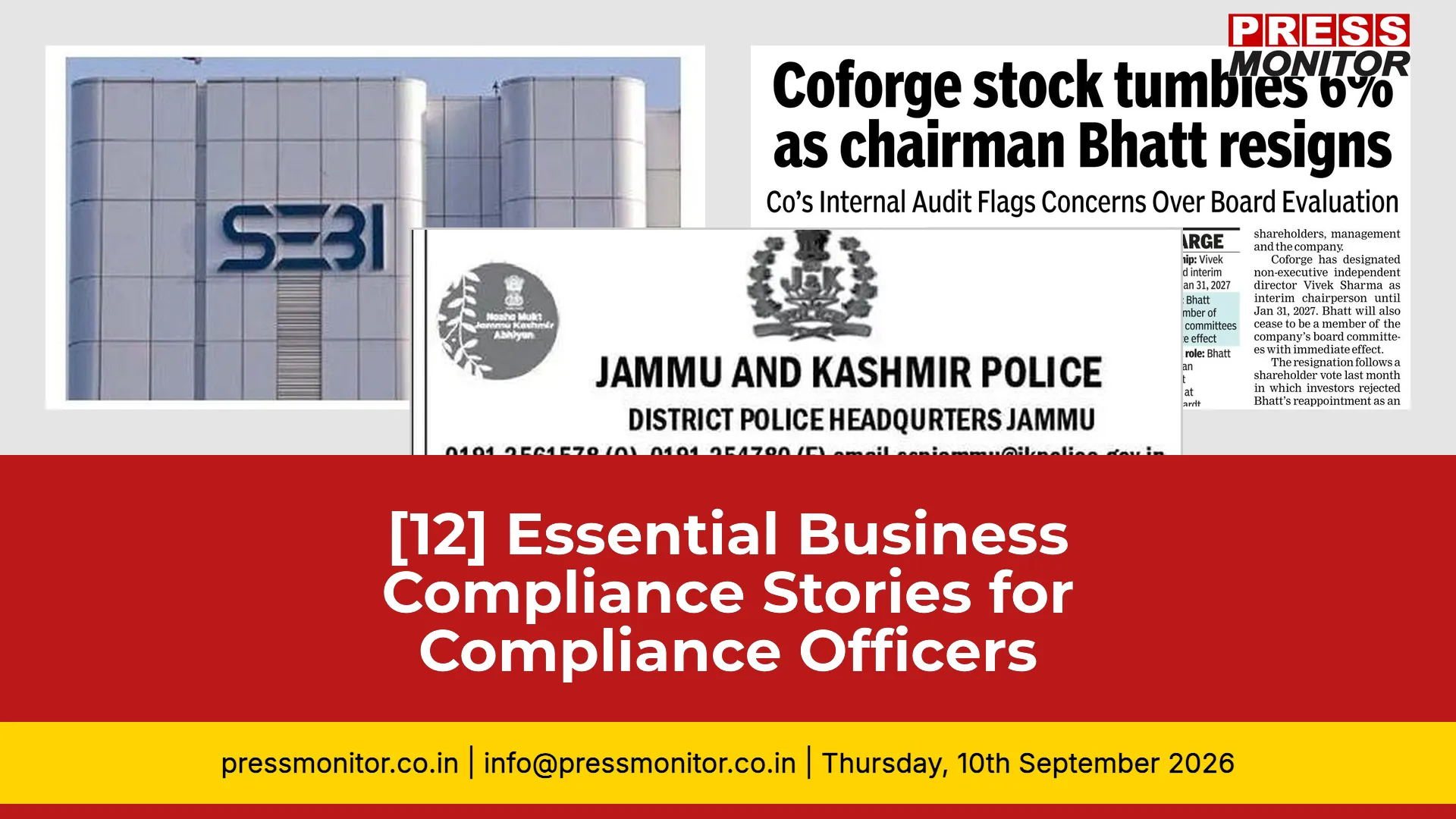 [12] Essential Business Compliance Stories for Compliance Officers