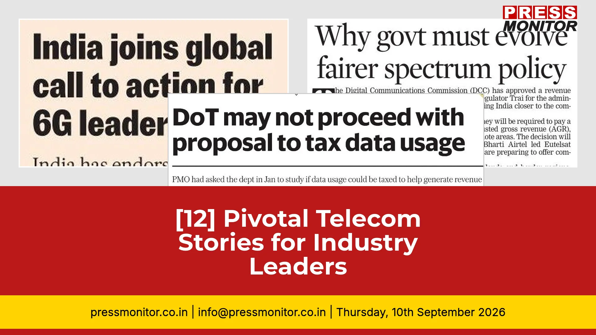 [12] Pivotal Telecommunications Stories for Industry Leaders