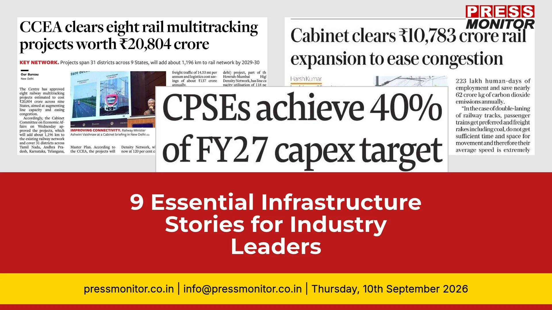 [9] Essential Infrastructure Stories for Industry Leaders