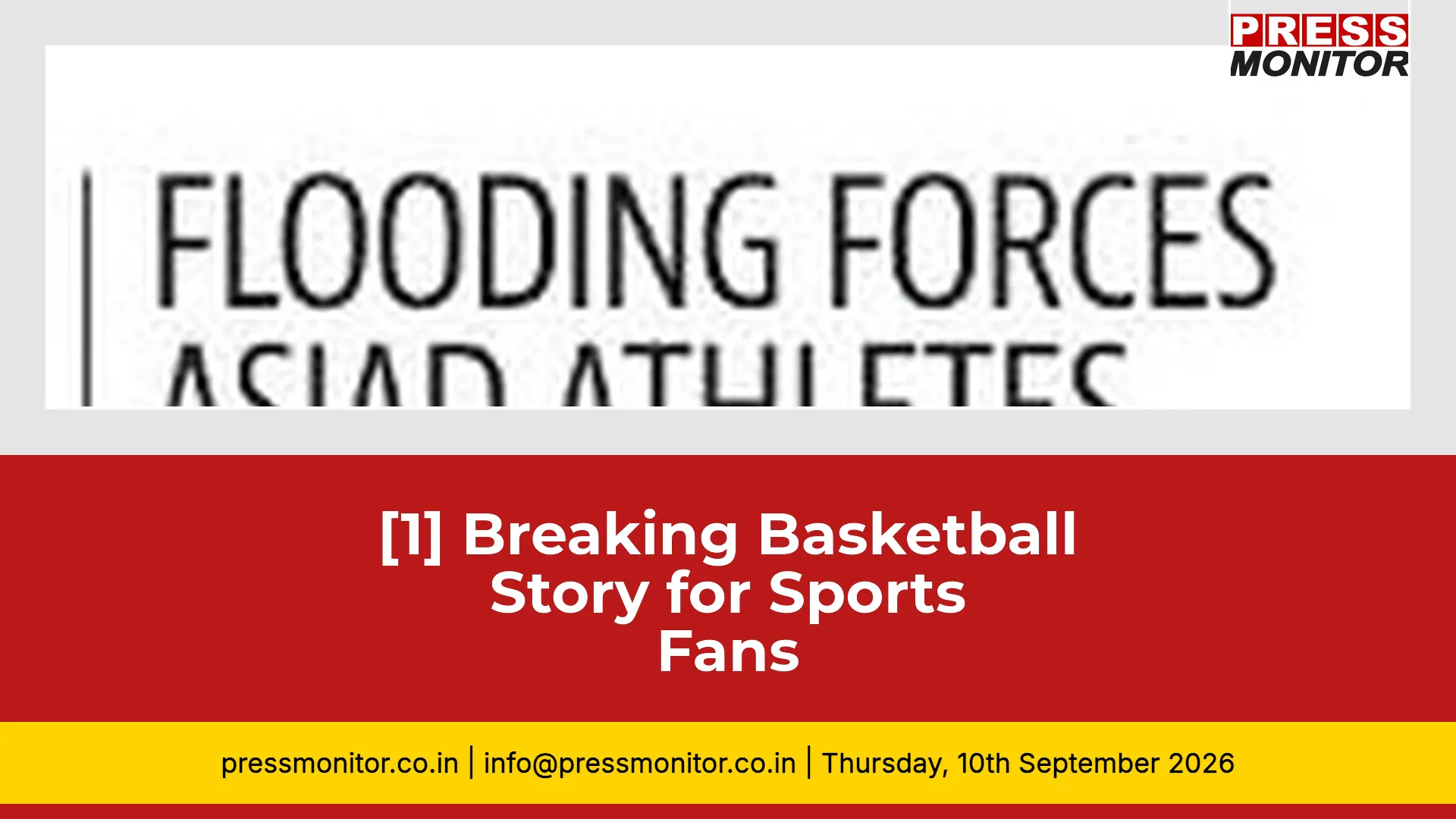 [1] Breaking Basketball Story for Sports Fans