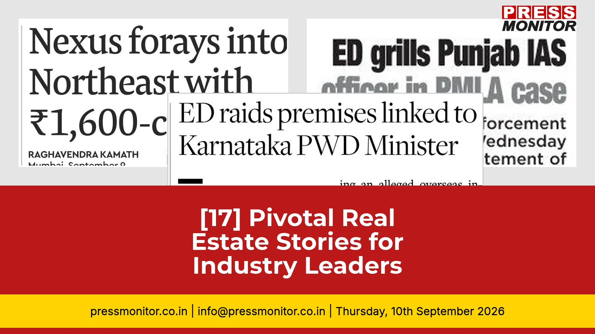 [17] Pivotal Real Estate Stories for Industry Leaders