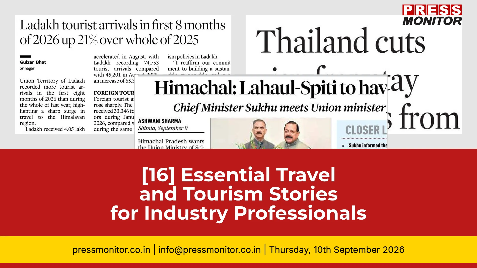 [16] Essential Travel and Tourism Stories for Industry Professionals